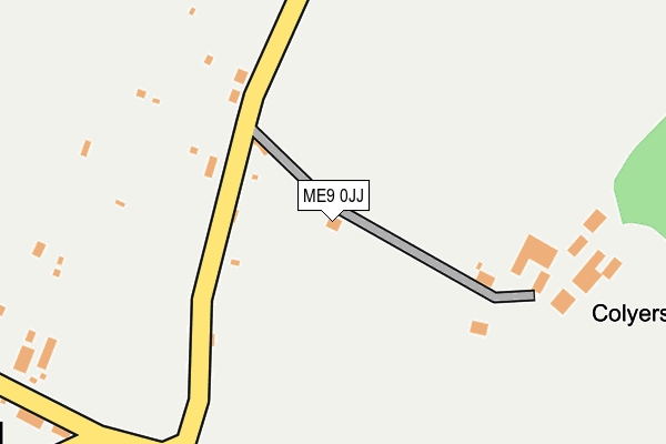ME9 0JJ map - OS OpenMap – Local (Ordnance Survey) ME9 0JJ map - OS OpenMap – Local (Ordnance Survey)