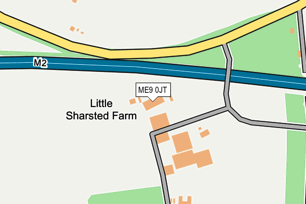 ME9 0JT map - OS OpenMap – Local (Ordnance Survey) ME9 0JT map - OS OpenMap – Local (Ordnance Survey)