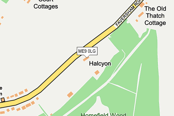 ME9 0LG map - OS OpenMap – Local (Ordnance Survey) ME9 0LG map - OS OpenMap – Local (Ordnance Survey)