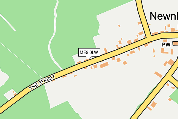 ME9 0LW map - OS OpenMap – Local (Ordnance Survey) ME9 0LW map - OS OpenMap – Local (Ordnance Survey)