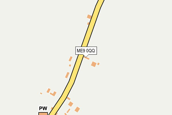 ME9 0QQ map - OS OpenMap – Local (Ordnance Survey) ME9 0QQ map - OS OpenMap – Local (Ordnance Survey)
