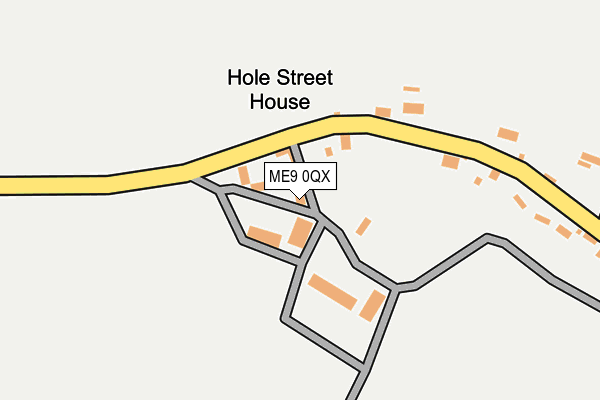 ME9 0QX map - OS OpenMap – Local (Ordnance Survey)