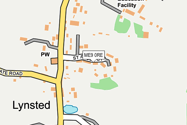 ME9 0RE map - OS OpenMap – Local (Ordnance Survey) ME9 0RE map - OS OpenMap – Local (Ordnance Survey)