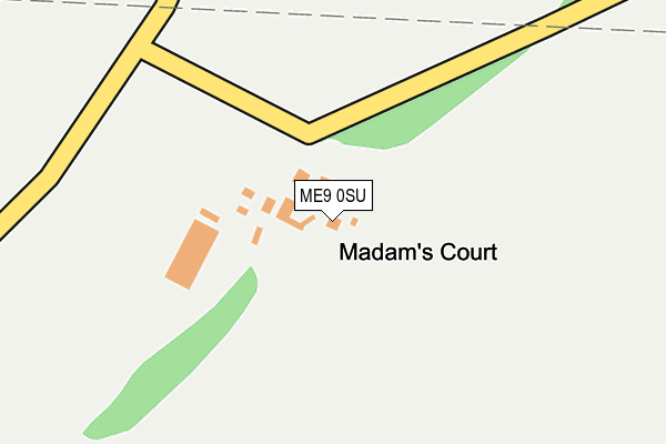 ME9 0SU map - OS OpenMap – Local (Ordnance Survey) ME9 0SU map - OS OpenMap – Local (Ordnance Survey)