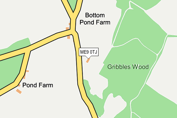 ME9 0TJ map - OS OpenMap – Local (Ordnance Survey) ME9 0TJ map - OS OpenMap – Local (Ordnance Survey)