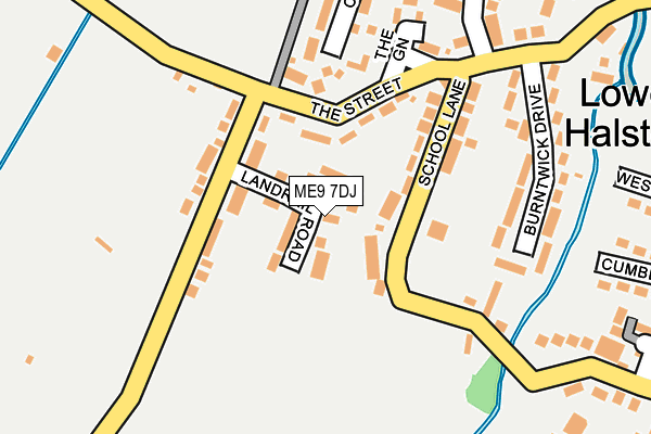 ME9 7DJ map - OS OpenMap – Local (Ordnance Survey) ME9 7DJ map - OS OpenMap – Local (Ordnance Survey)