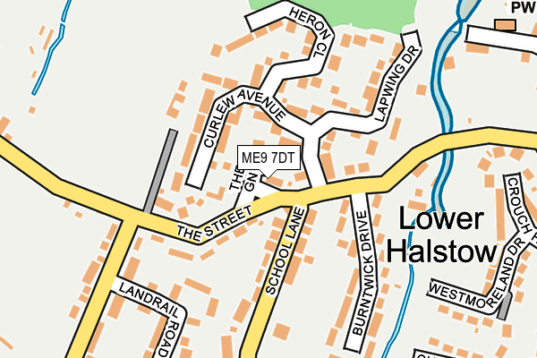 ME9 7DT map - OS OpenMap – Local (Ordnance Survey) ME9 7DT map - OS OpenMap – Local (Ordnance Survey)