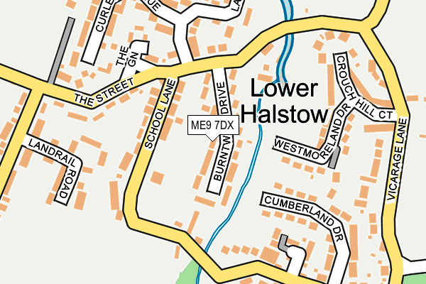 ME9 7DX map - OS OpenMap – Local (Ordnance Survey) ME9 7DX map - OS OpenMap – Local (Ordnance Survey)