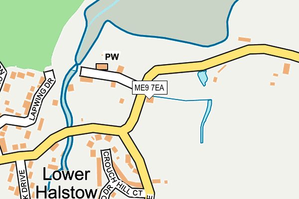 ME9 7EA map - OS OpenMap – Local (Ordnance Survey) ME9 7EA map - OS OpenMap – Local (Ordnance Survey)