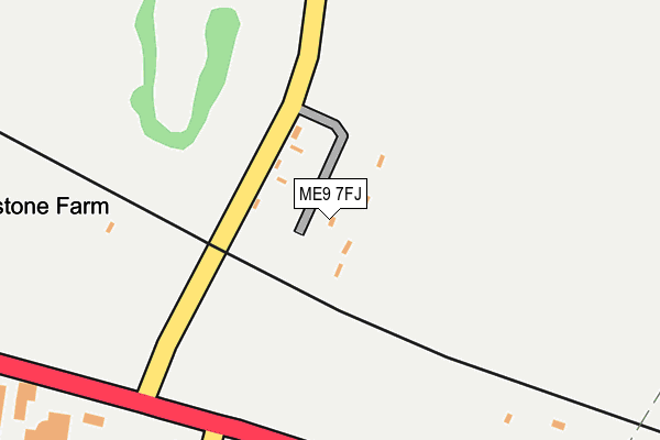 ME9 7FJ map - OS OpenMap – Local (Ordnance Survey) ME9 7FJ map - OS OpenMap – Local (Ordnance Survey)