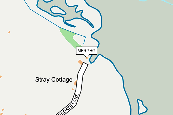 ME9 7HG map - OS OpenMap – Local (Ordnance Survey) ME9 7HG map - OS OpenMap – Local (Ordnance Survey)