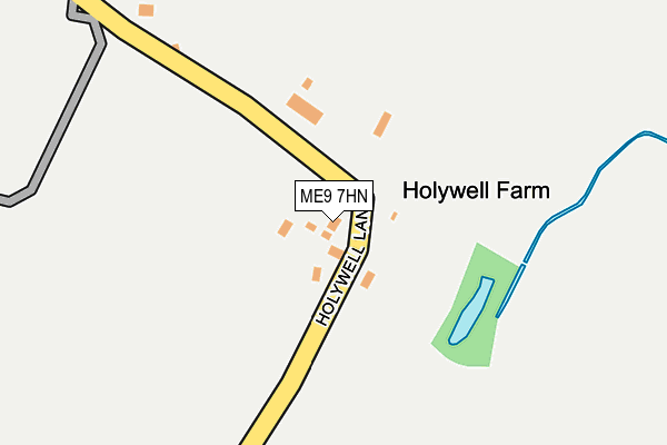 ME9 7HN map - OS OpenMap – Local (Ordnance Survey)