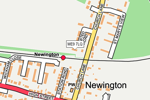 ME9 7LQ map - OS OpenMap – Local (Ordnance Survey) ME9 7LQ map - OS OpenMap – Local (Ordnance Survey)