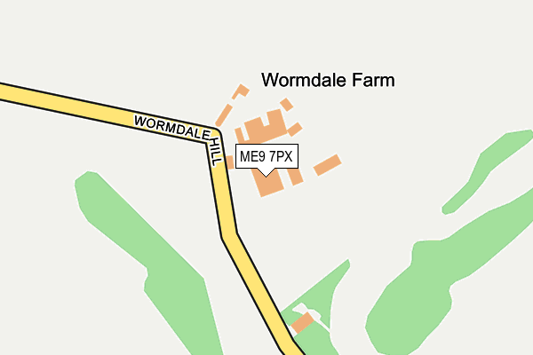 ME9 7PX map - OS OpenMap – Local (Ordnance Survey) ME9 7PX map - OS OpenMap – Local (Ordnance Survey)