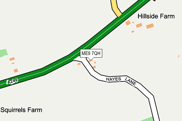 ME9 7QH map - OS OpenMap – Local (Ordnance Survey) ME9 7QH map - OS OpenMap – Local (Ordnance Survey)