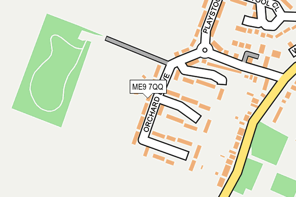 ME9 7QQ map - OS OpenMap – Local (Ordnance Survey) ME9 7QQ map - OS OpenMap – Local (Ordnance Survey)