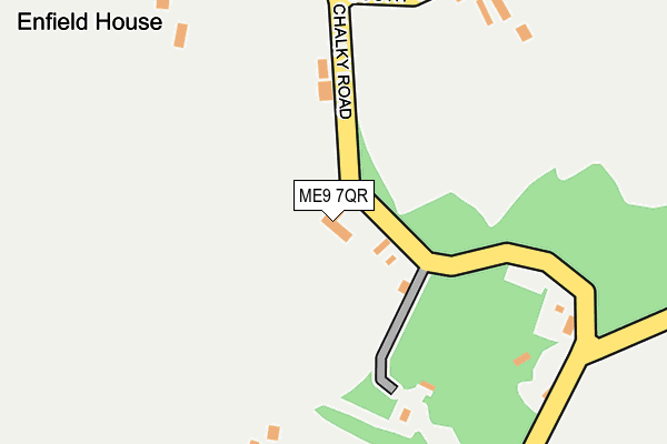 ME9 7QR map - OS OpenMap – Local (Ordnance Survey) ME9 7QR map - OS OpenMap – Local (Ordnance Survey)
