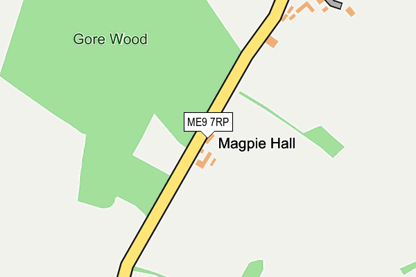 ME9 7RP map - OS OpenMap – Local (Ordnance Survey) ME9 7RP map - OS OpenMap – Local (Ordnance Survey)