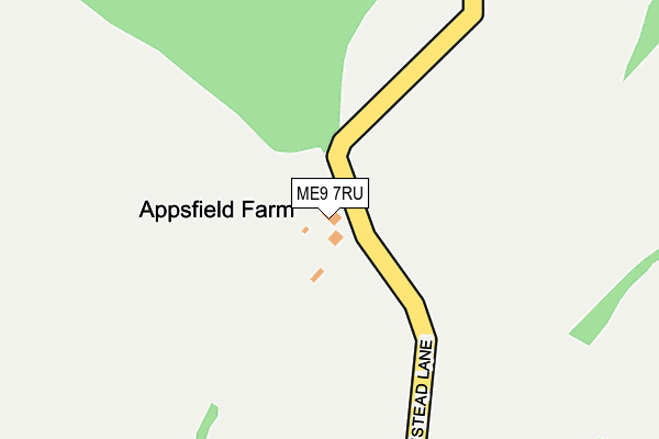 ME9 7RU map - OS OpenMap – Local (Ordnance Survey) ME9 7RU map - OS OpenMap – Local (Ordnance Survey)