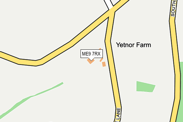 ME9 7RX map - OS OpenMap – Local (Ordnance Survey) ME9 7RX map - OS OpenMap – Local (Ordnance Survey)