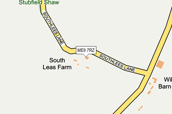 ME9 7RZ map - OS OpenMap – Local (Ordnance Survey) ME9 7RZ map - OS OpenMap – Local (Ordnance Survey)