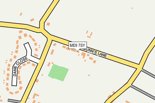 ME9 7SY map - OS OpenMap – Local (Ordnance Survey)