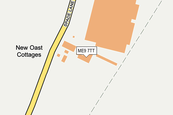 ME9 7TT map - OS OpenMap – Local (Ordnance Survey) ME9 7TT map - OS OpenMap – Local (Ordnance Survey)