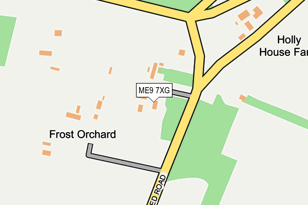 ME9 7XG map - OS OpenMap – Local (Ordnance Survey) ME9 7XG map - OS OpenMap – Local (Ordnance Survey)