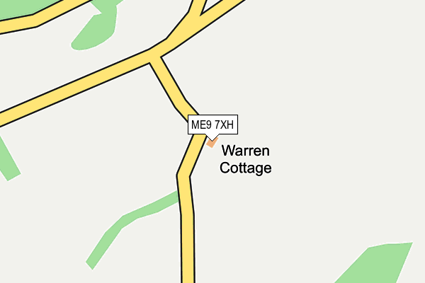 ME9 7XH map - OS OpenMap – Local (Ordnance Survey) ME9 7XH map - OS OpenMap – Local (Ordnance Survey)
