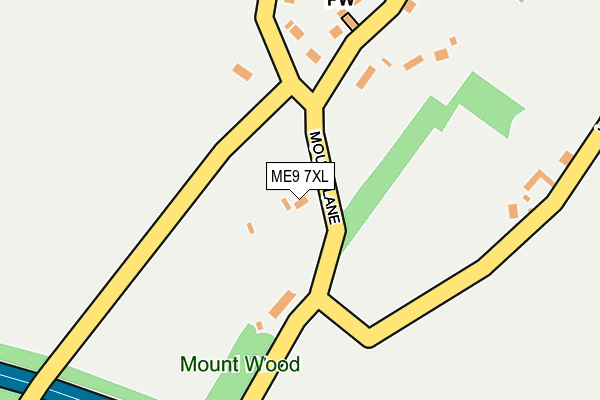 ME9 7XL map - OS OpenMap – Local (Ordnance Survey) ME9 7XL map - OS OpenMap – Local (Ordnance Survey)