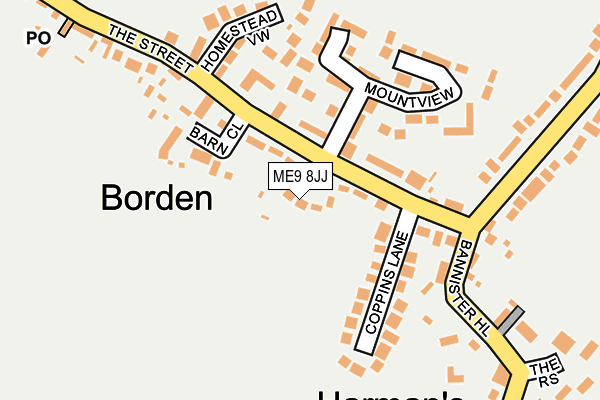 ME9 8JJ map - OS OpenMap – Local (Ordnance Survey) ME9 8JJ map - OS OpenMap – Local (Ordnance Survey)