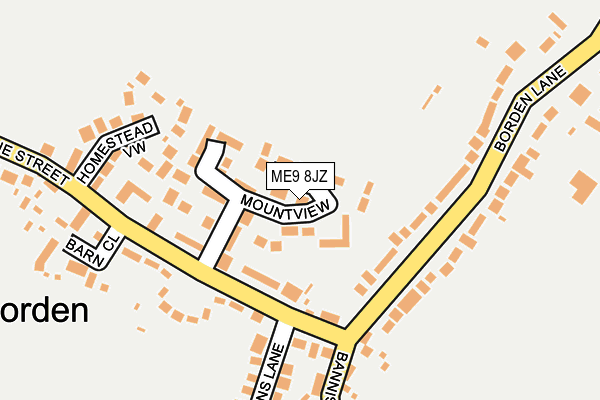 ME9 8JZ map - OS OpenMap – Local (Ordnance Survey) ME9 8JZ map - OS OpenMap – Local (Ordnance Survey)