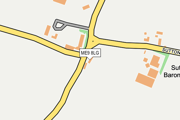 ME9 8LG map - OS OpenMap – Local (Ordnance Survey) ME9 8LG map - OS OpenMap – Local (Ordnance Survey)