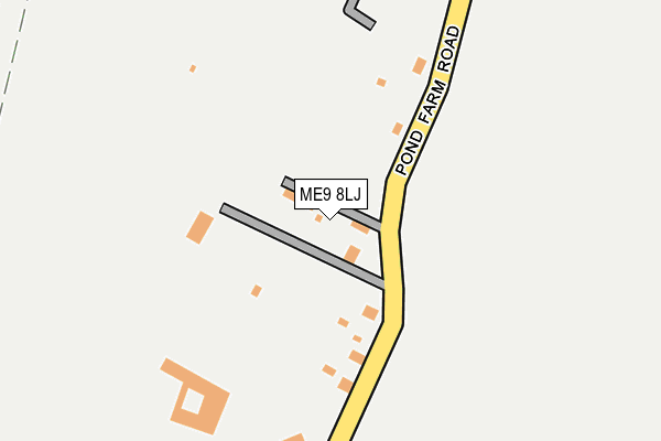 ME9 8LJ map - OS OpenMap – Local (Ordnance Survey) ME9 8LJ map - OS OpenMap – Local (Ordnance Survey)