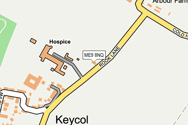 ME9 8NQ map - OS OpenMap – Local (Ordnance Survey) ME9 8NQ map - OS OpenMap – Local (Ordnance Survey)
