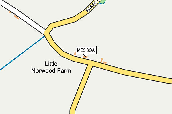 ME9 8QA map - OS OpenMap – Local (Ordnance Survey) ME9 8QA map - OS OpenMap – Local (Ordnance Survey)