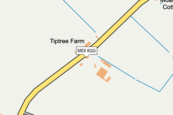 ME9 8QG map - OS OpenMap – Local (Ordnance Survey) ME9 8QG map - OS OpenMap – Local (Ordnance Survey)