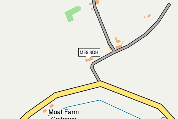 ME9 8QH map - OS OpenMap – Local (Ordnance Survey)
