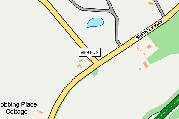 ME9 8QN map - OS OpenMap – Local (Ordnance Survey) ME9 8QN map - OS OpenMap – Local (Ordnance Survey)