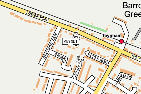 ME9 9DT map - OS OpenMap – Local (Ordnance Survey) ME9 9DT map - OS OpenMap – Local (Ordnance Survey)