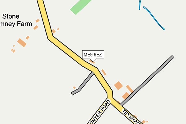 ME9 9EZ map - OS OpenMap – Local (Ordnance Survey)