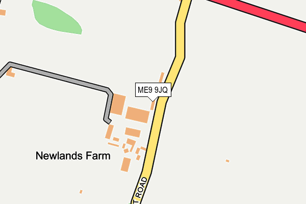 ME9 9JQ map - OS OpenMap – Local (Ordnance Survey)