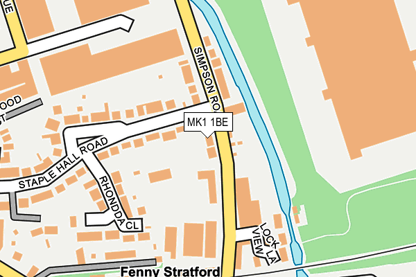 MK1 1BE map - OS OpenMap – Local (Ordnance Survey) MK1 1BE map - OS OpenMap – Local (Ordnance Survey)