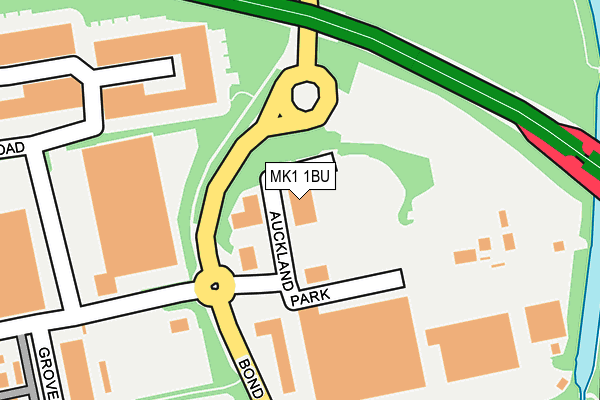 MK1 1BU map - OS OpenMap – Local (Ordnance Survey) MK1 1BU map - OS OpenMap – Local (Ordnance Survey)