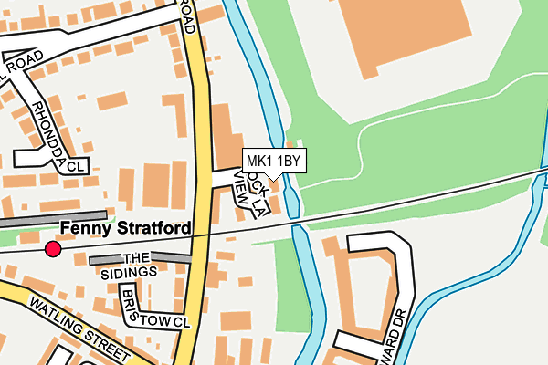MK1 1BY map - OS OpenMap – Local (Ordnance Survey) MK1 1BY map - OS OpenMap – Local (Ordnance Survey)