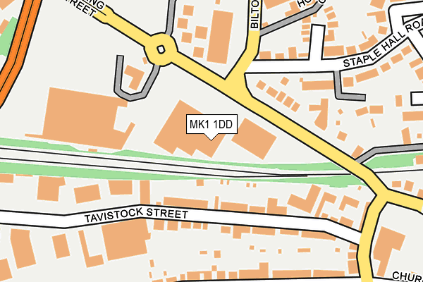 MK1 1DD map - OS OpenMap – Local (Ordnance Survey) MK1 1DD map - OS OpenMap – Local (Ordnance Survey)