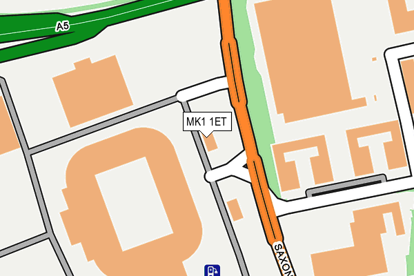 MK1 1ET map - OS OpenMap – Local (Ordnance Survey) MK1 1ET map - OS OpenMap – Local (Ordnance Survey)