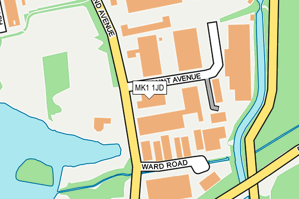 MK1 1JD map - OS OpenMap – Local (Ordnance Survey) MK1 1JD map - OS OpenMap – Local (Ordnance Survey)