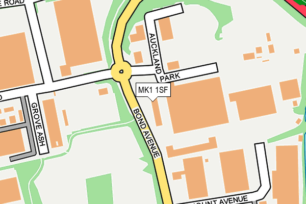 MK1 1SF map - OS OpenMap – Local (Ordnance Survey) MK1 1SF map - OS OpenMap – Local (Ordnance Survey)