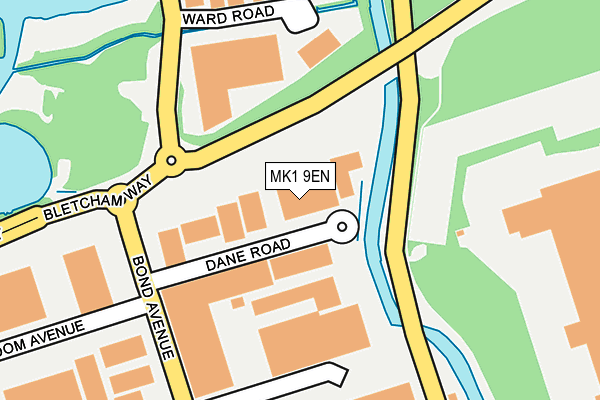 MK1 9EN map - OS OpenMap – Local (Ordnance Survey) MK1 9EN map - OS OpenMap – Local (Ordnance Survey)